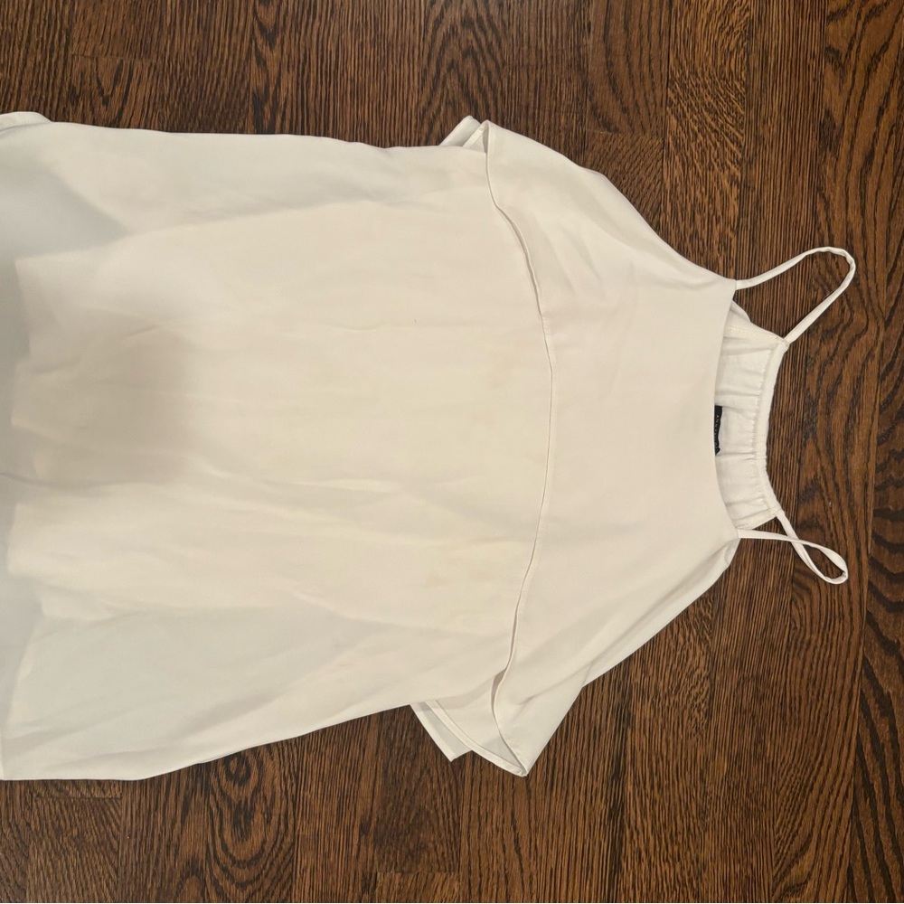 White Sleeveless Top